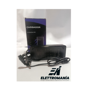 Cargador litio patineta 48v 2 ah