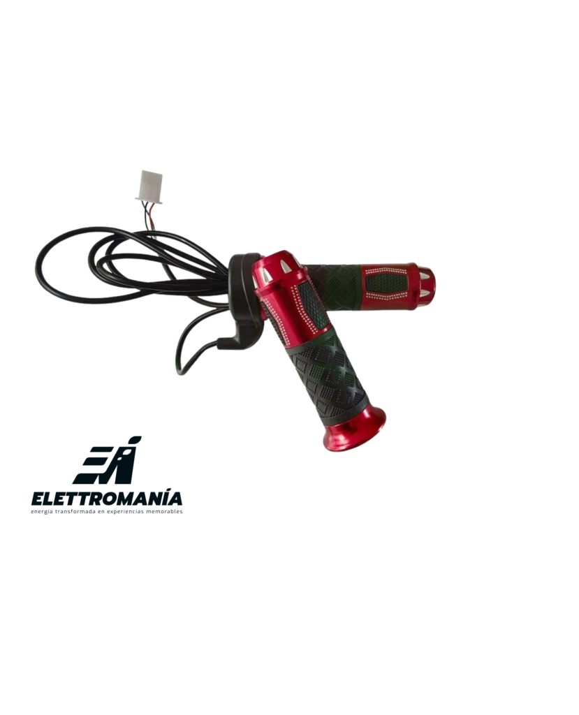 Acelerador Convencional de Lujo-2Mts Cable – Rojo