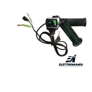 Acelerador Llave y Display 48V, Negro
