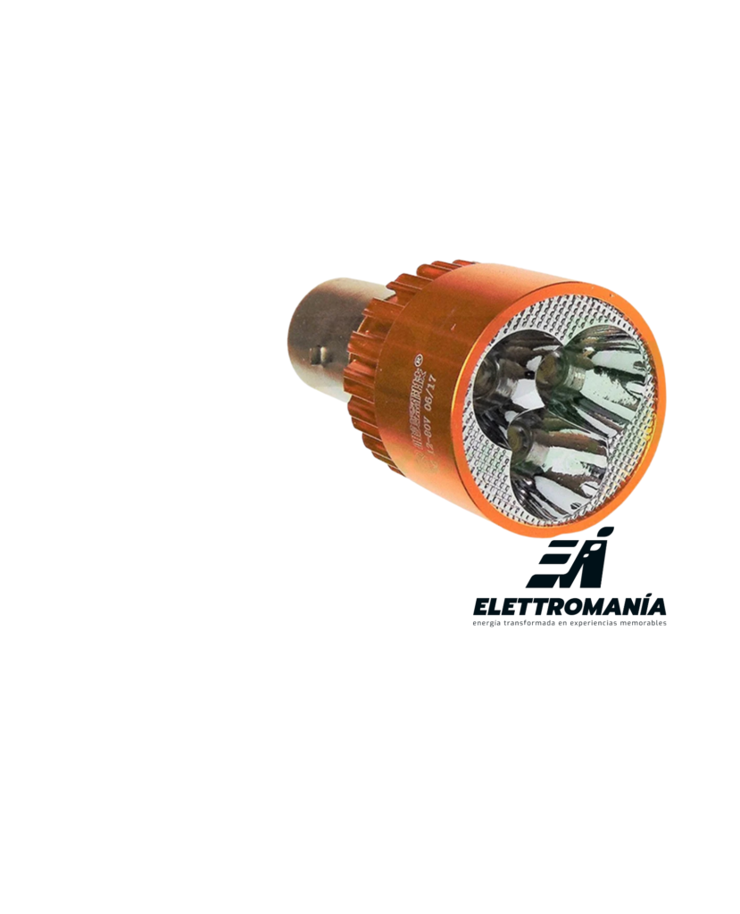 Bombillo 3 LED-12V a 80V