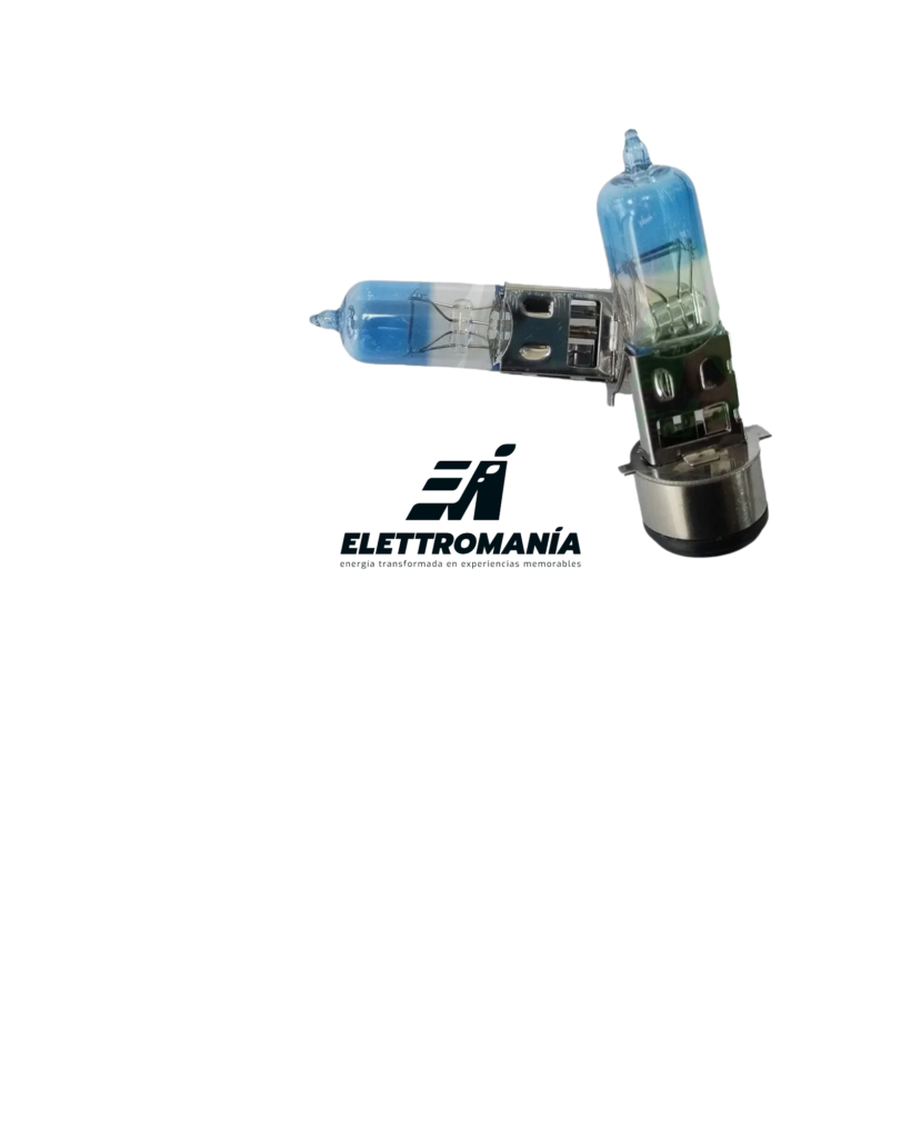 Bombillo Delantero 56V-Doble Filamento “Punta tipo vela, cubierta azul”