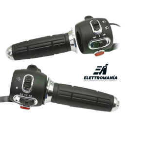 Acelerador con interruptor para pito, 3 velocidades, luces y direccionales